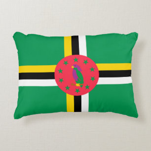Dominica flag decorative cushion
