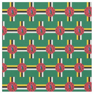 Dominica Flag & Dominica Trendy Fabric /fashion