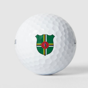 Dominica Flag Grand Patriotic Golf Balls