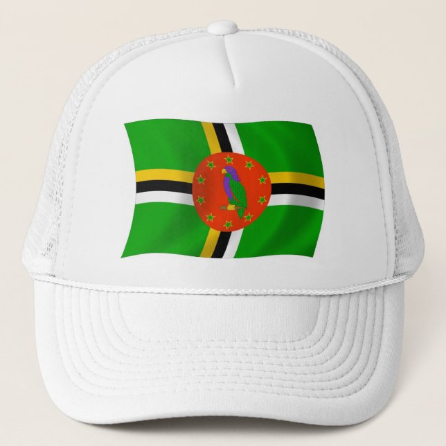 Dominica Flag Hat (Front)