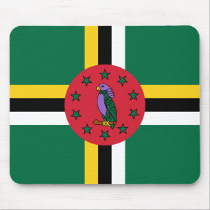 Dominica Flag Mouse Pad