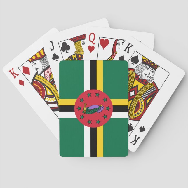 Dominica Flag Playing Cards (Back)