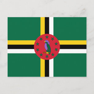 Dominica Flag Postcard