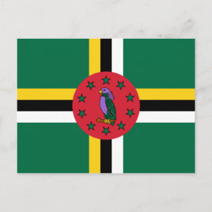 Dominica Flag Postcard