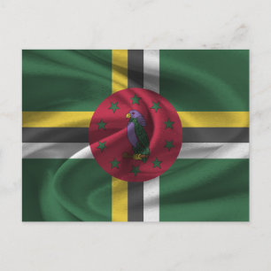 Dominica Flag Postcard
