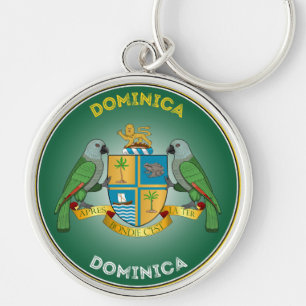 Dominica Heritage Emblem Key Ring