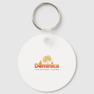 Dominica Island Vacation Travel Tee Key Ring