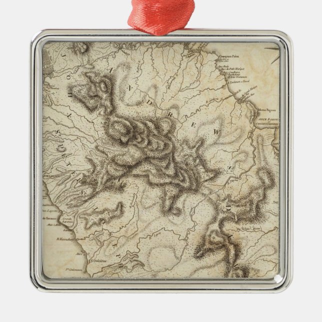 Dominica Metal Ornament (Front)