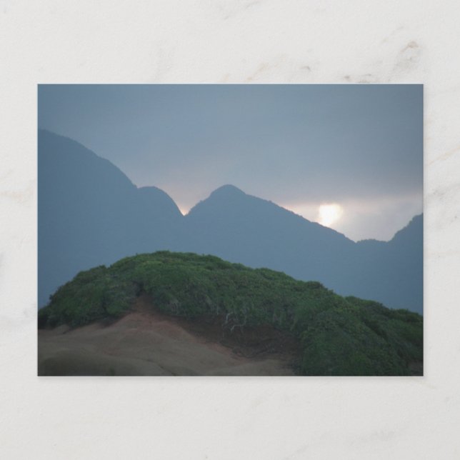 Dominica Mountains Postcard (Front)