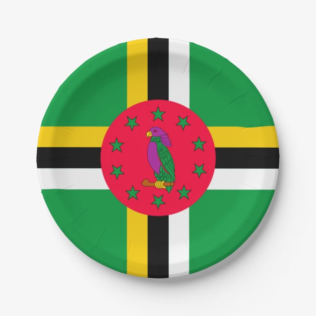 Dominica Paper Plate (Front)