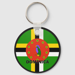 Dominica Roundel quality Flag Key Ring