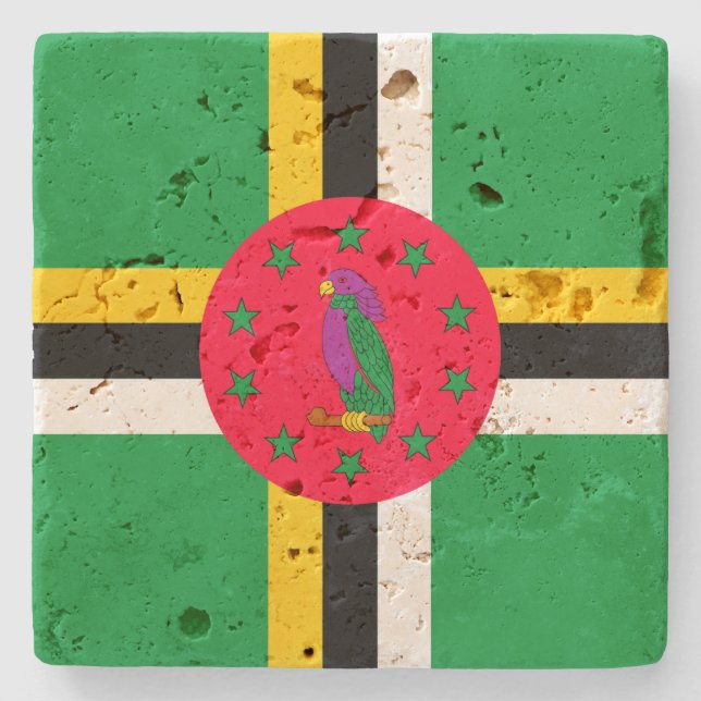 Dominica Stone Coaster (Front)