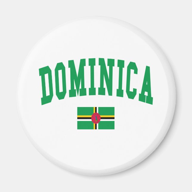 Dominica Style Magnet (Front)
