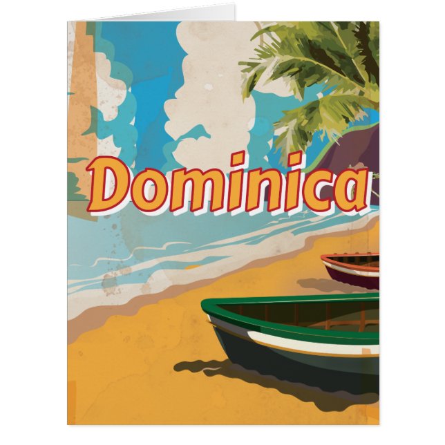 Dominica Vintage vacation Poster (Front)