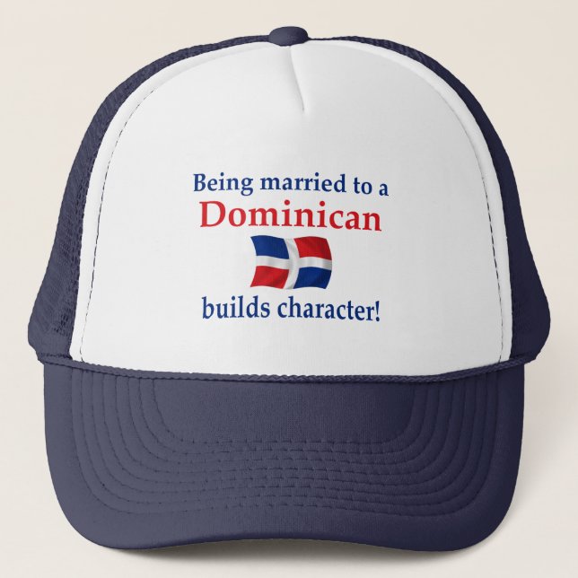 Dominican Builds Character Trucker Hat (Front)