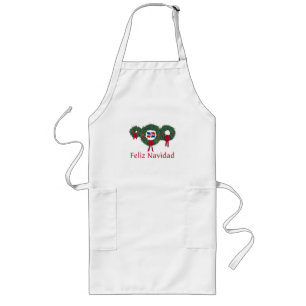 Dominican Christmas 2 Long Apron