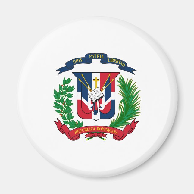 Dominican coat of arms magnet (Front)