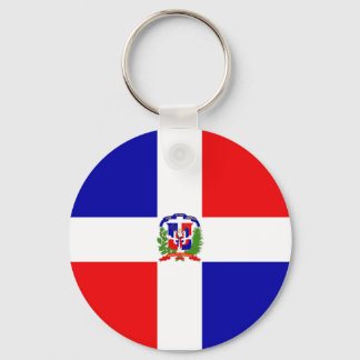 Dominican Flag Key Ring