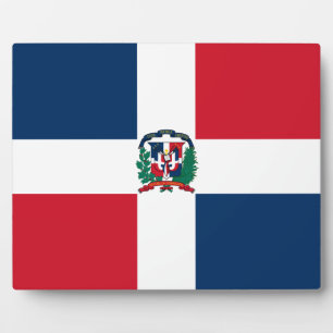 Dominican Flag Plaque