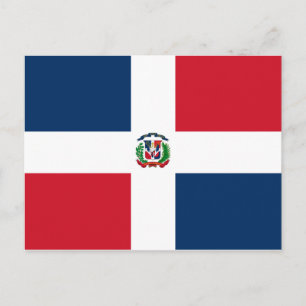 Dominican Flag Postcard