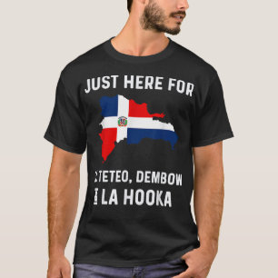 Dominican Flag RD Dominican Republic Map Slang Tet T-Shirt
