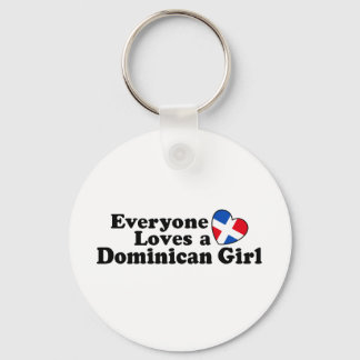 Dominican Girl Key Ring