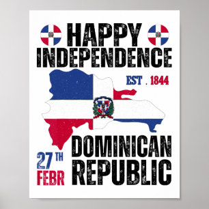 Dominican Independence Day Dominican Republic Cele Poster