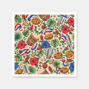Dominican-Inspired Fiesta Cultural Napkin