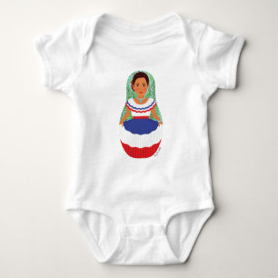 Dominican Matryoshka Baby Bodysuit