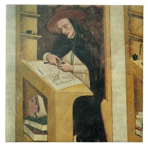 Dominican Monk at his Desk, from the Cycle of 'For Tile