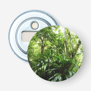 Dominican Rain Forest I Tropical Green Nature Bottle Opener
