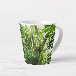 Dominican Rain Forest I Tropical Green Nature Latte Mug