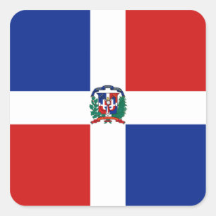 Dominican Rep. Flag Sticker