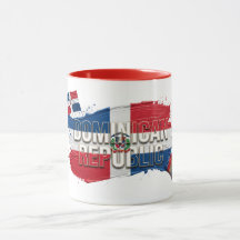 Dominican Rep Paint Brush Design | Caribbean Pride