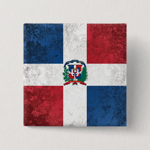 Dominican Republic 15 Cm Square Badge