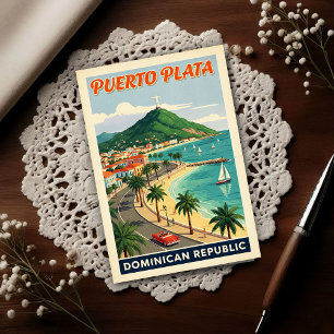 Dominican Republic: 1960s Travel Postcard