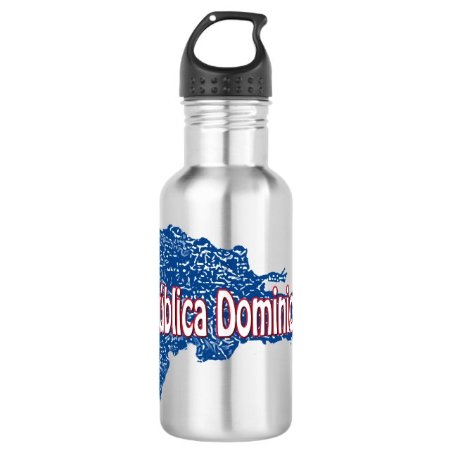 Dominican Republic 532 Ml Water Bottle (Front)