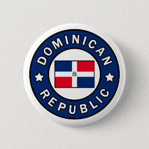 Dominican Republic 6 Cm Round Badge