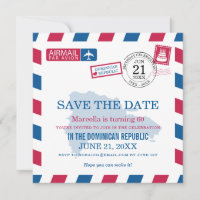 Dominican Republic Airmail Birthday Celebration