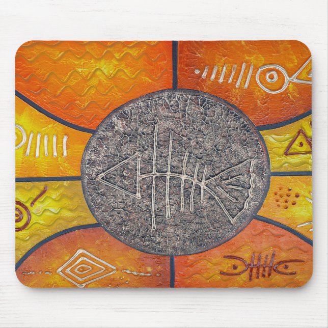 Dominican Republic Art Mouse Pad (Front)