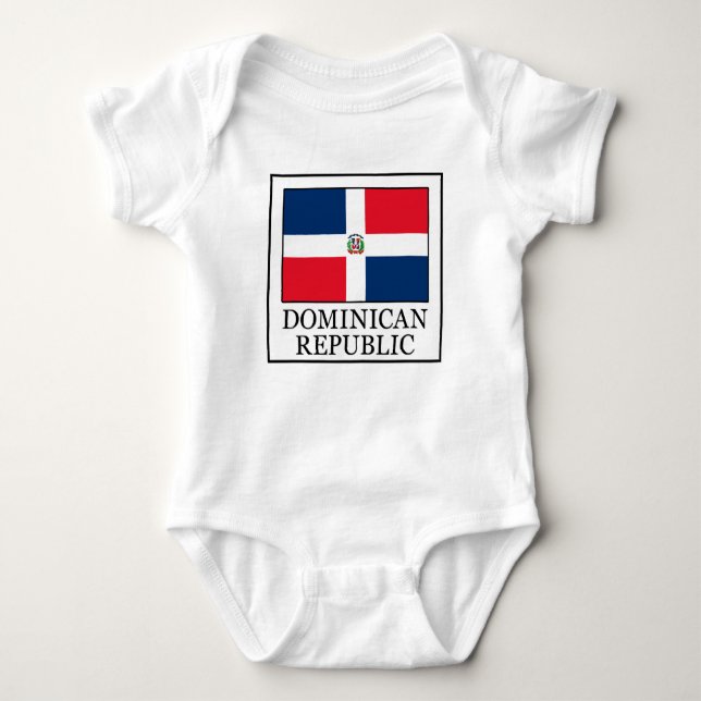 Dominican Republic Baby Bodysuit (Front)