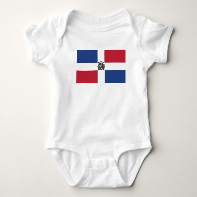 Dominican Republic Baby Bodysuit (Front)