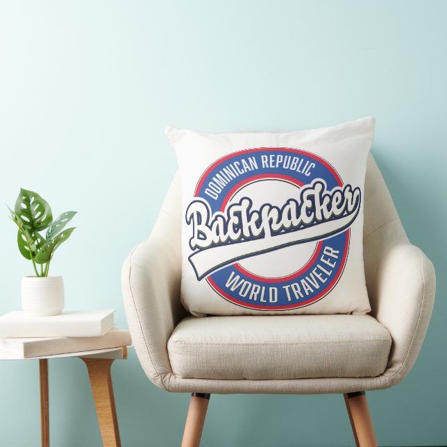 Dominican Republic backpacker world traveller Cushion (Chair)