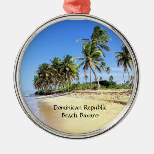Dominican Republic Beach Bavaro Metal Ornament