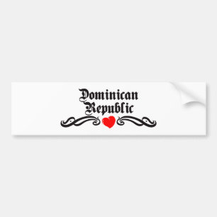 Dominican Republic Bumper Sticker
