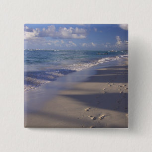 Dominican Republic, Caribbean, Punta Cana, 4 15 Cm Square Badge