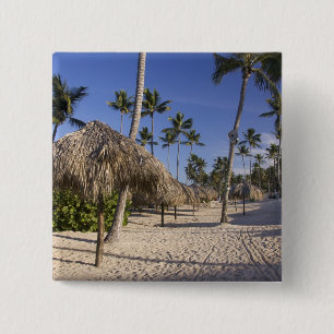Dominican Republic, Caribbean, Punta Cana, 5 15 Cm Square Badge