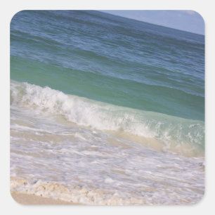Dominican Republic, Caribbean, Punta Cana, 7 Square Sticker