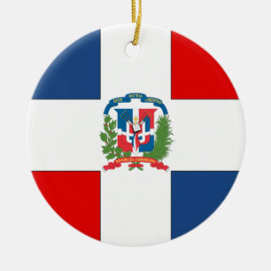 Dominican Republic Ceramic Tree Decoration