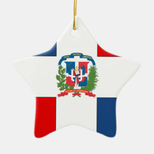 Dominican Republic Ceramic Tree Decoration